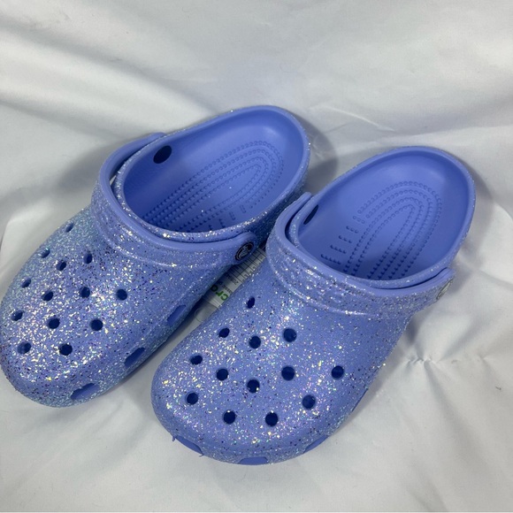 CROCS Glittery Lavender Shoes - Picture 4 of 4